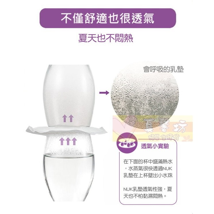 [2盒送贈品]德國NUK 超乾爽拋棄式防溢乳墊60片 - 乳墊/溢乳墊/母乳墊-細節圖4