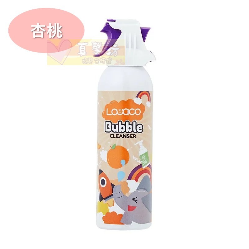 韓國 LOOACO 趣味泡泡兒童沐浴慕斯200ml (杏桃/皂香/香蕉/草莓/蘇打汽水) - 泡泡慕斯/趣味泡泡-規格圖5