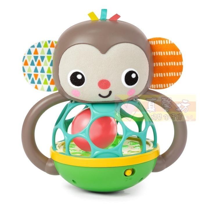 Oball 洞動動物球/聲光搖搖樂  - Kids II 瘋靡日本洞動球/洞動球/搖鈴-規格圖4