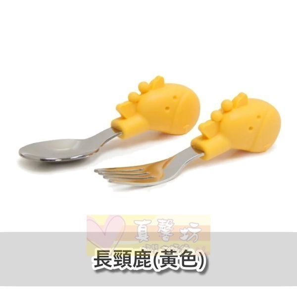 加拿大Marcus&Marcus 動物樂園寶寶手握訓練叉匙/收納盒 - 兒童學習筷/兒童餐具/不鏽鋼餐具-規格圖5
