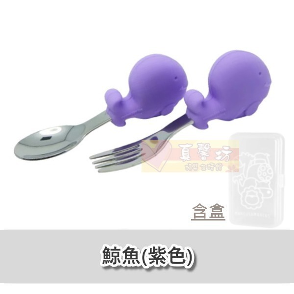 加拿大Marcus&Marcus 動物樂園寶寶手握訓練叉匙(含收納盒) - 兒童學習筷/兒童餐具/不鏽鋼餐具-規格圖5