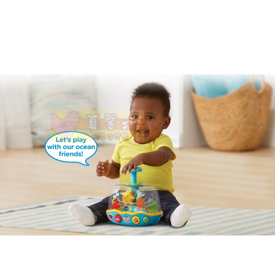 英國Vtech 炫彩轉轉海洋世界 -  兒童玩具/轉轉玩具/按壓玩具/旋轉玩具/聲光玩具-細節圖5