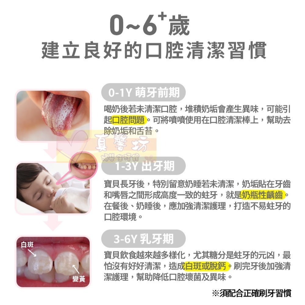 齒妍堂Lab52 兒童含鈣健齒噴霧plus (水蜜桃/原味/草莓/葡萄/牛奶) - 口腔清潔/口腔照護-細節圖5