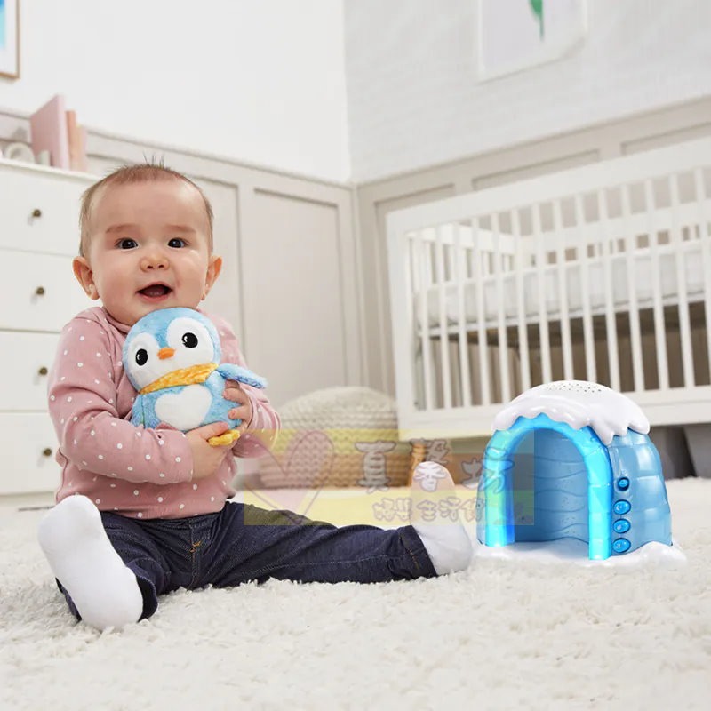 英國Vtech 星空投射企鵝冰屋 - 安撫玩具/投影玩具/寶寶投影燈/舒眠玩具/睡眠玩具-細節圖7