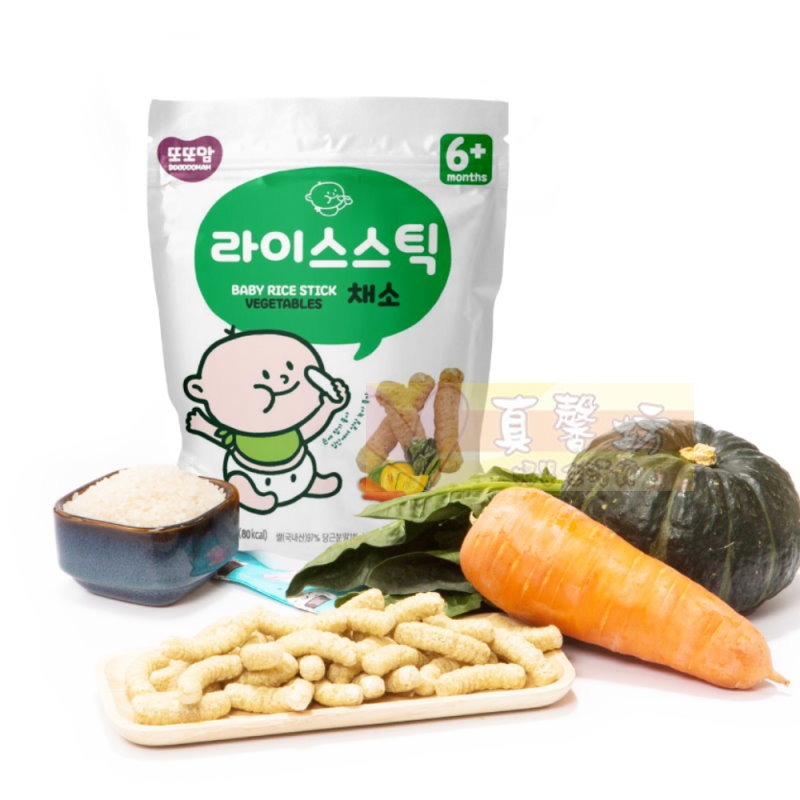 韓爸田園日記 米片片米餅/手指米棒 (6m+) - 寶寶米餅/寶寶米棒棒/寶寶餅乾/米餅-規格圖9