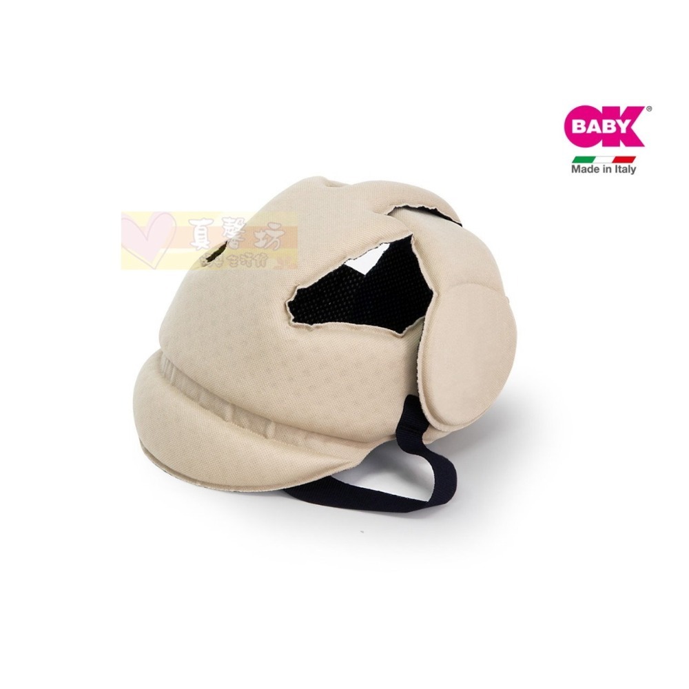 OKBABY 寶寶護頭帽 (灰色/藍色) - 防撞帽/安全帽/安全防護/OK BABY/ 護頭帽-規格圖5