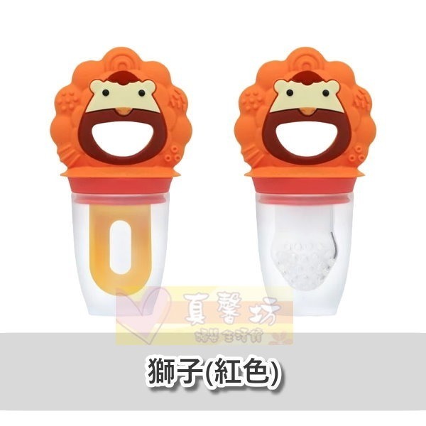 加拿大Marcus&Marcus 動物樂園3合1蔬果咬咬輔食組/咬咬輔食過濾網袋2入組 - 固齒器/咬咬棒-規格圖7