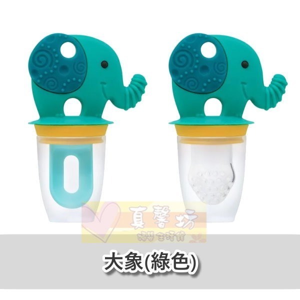 加拿大Marcus&Marcus 動物樂園3合1蔬果咬咬輔食組/咬咬輔食過濾網袋2入組 - 固齒器/咬咬棒-規格圖7