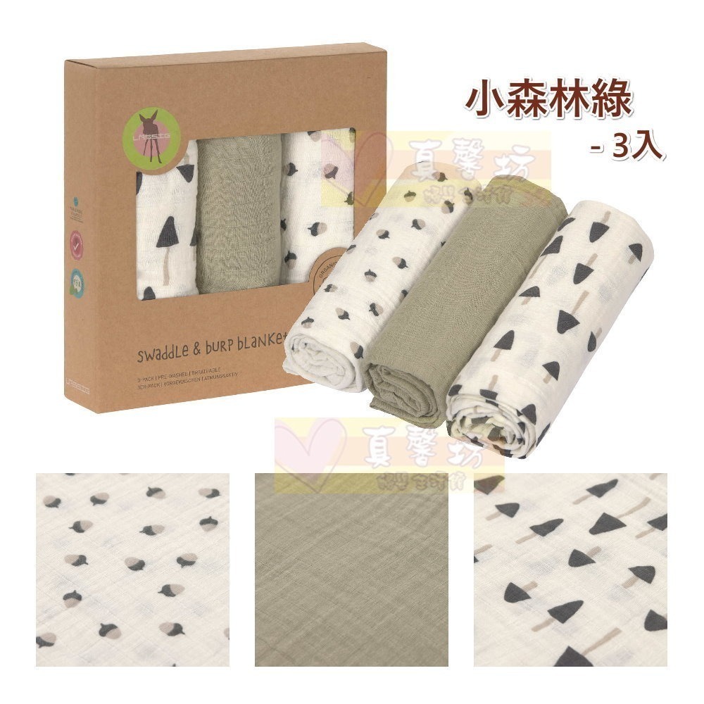 小森林綠_85×85cm (3入)