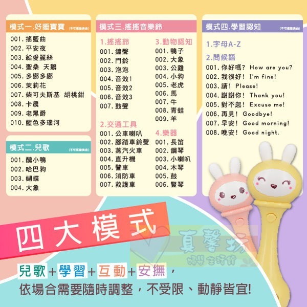 小牛津NEWWIS 小帽T兔安撫互動音樂搖鈴 - 兔兔搖搖鈴/音樂鈴/手搖鈴-細節圖7