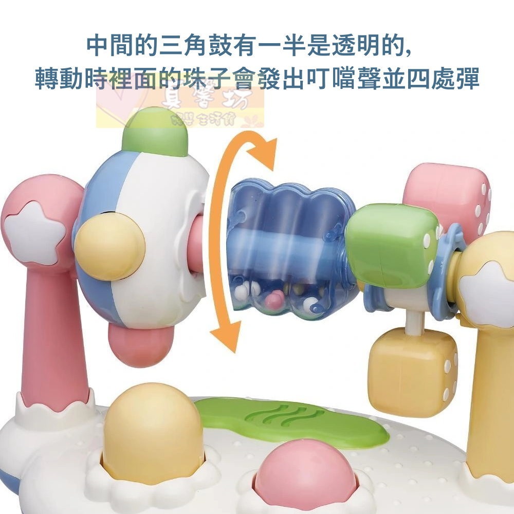 樂雅玩具Toyroyal 轉轉聲光益智玩具 - 嬰兒玩具/五感統合/聲光玩具-細節圖6