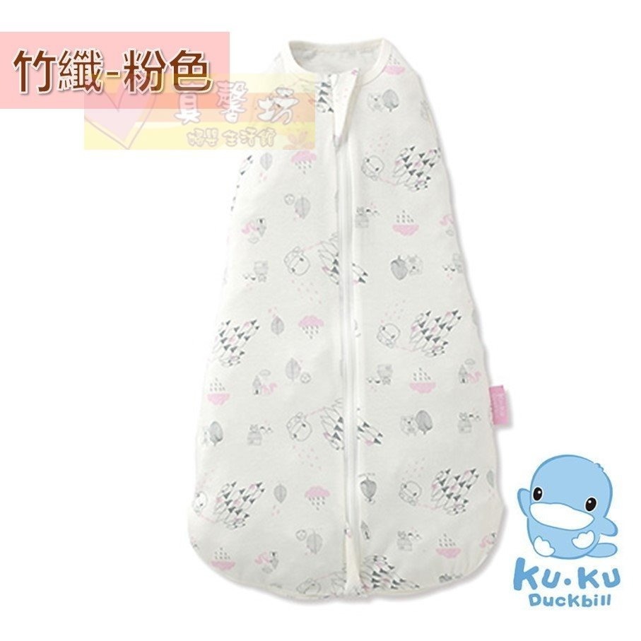 [買就送]酷咕鴨ku.ku 超好眠成長包巾 - kuku 懶人包巾/防踢被/防踢背心/睡袍/多功能包巾/動物派對-規格圖9
