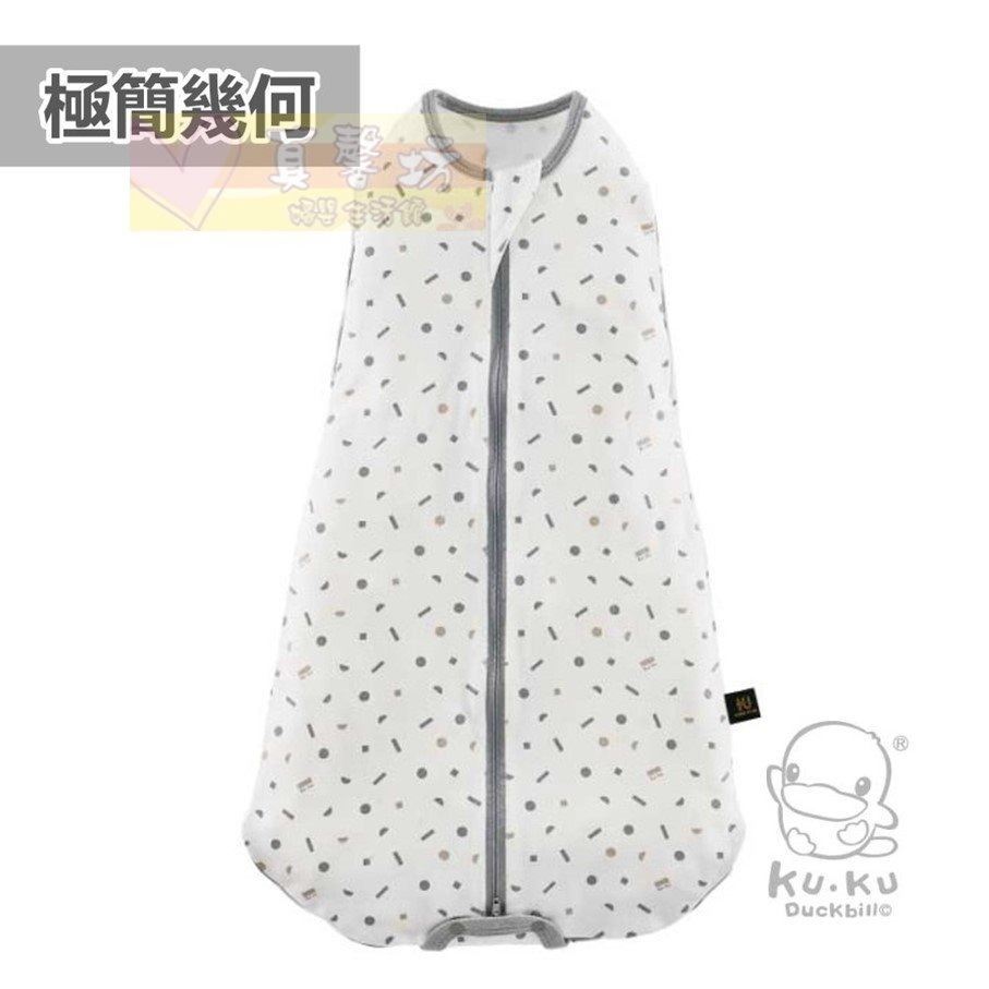 [買就送]酷咕鴨ku.ku 超好眠成長包巾 - kuku 懶人包巾/防踢被/防踢背心/睡袍/多功能包巾/動物派對-規格圖9