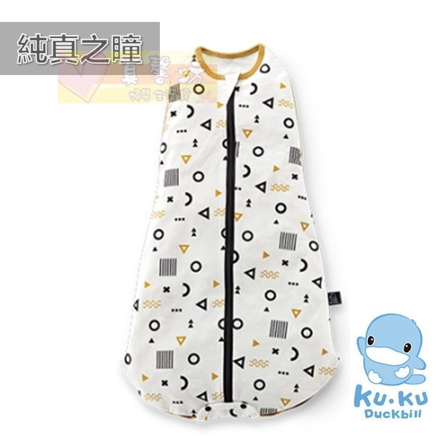 [買就送]酷咕鴨ku.ku 超好眠成長包巾 - kuku懶人包巾/防踢被/防踢背心/睡袍/多功能包巾/動物派對-規格圖9