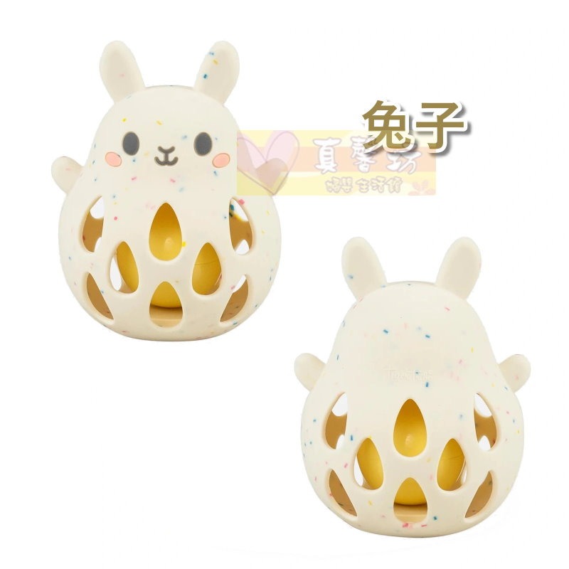 Tiger Tribe 搖擺鈴噹 (兔子/恐龍/無尾熊) - 安全柔軟矽膠/搖鈴玩具-細節圖4