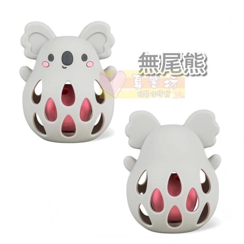 Tiger Tribe 搖擺鈴噹 (兔子/恐龍/無尾熊) - 安全柔軟矽膠/搖鈴玩具-細節圖6