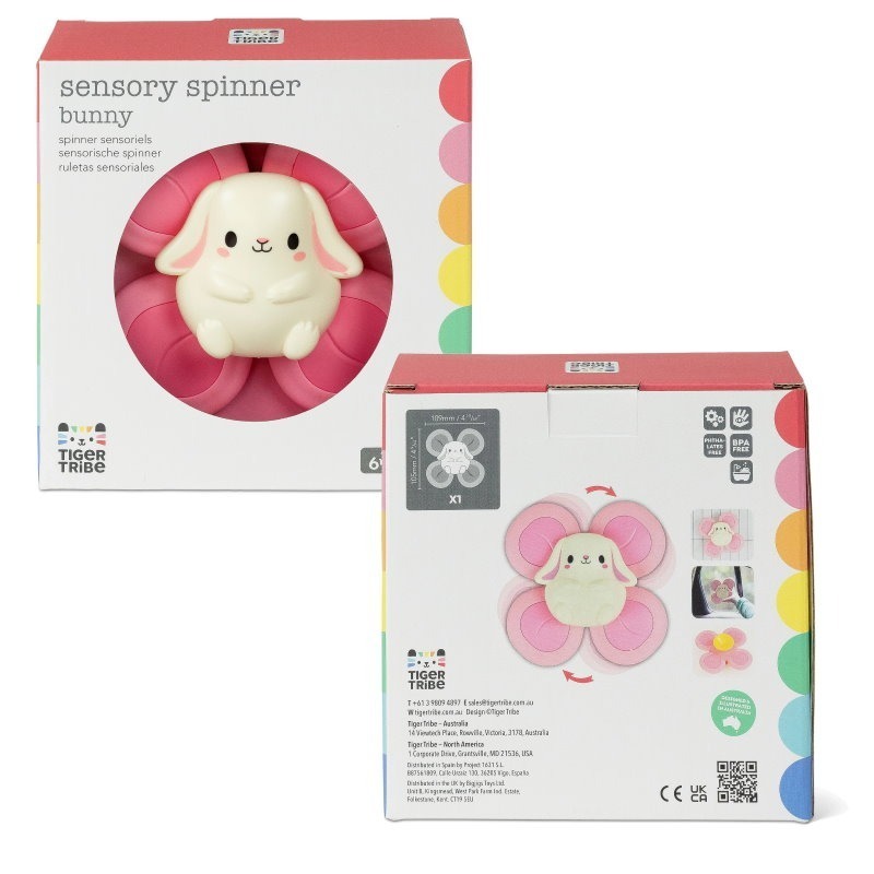 Tiger Tribe 感統旋轉器(單入)可愛兔/呆萌熊 / (3入組)澳洲動物 - 感官玩具/ 感官旋轉器/統感整合-細節圖6