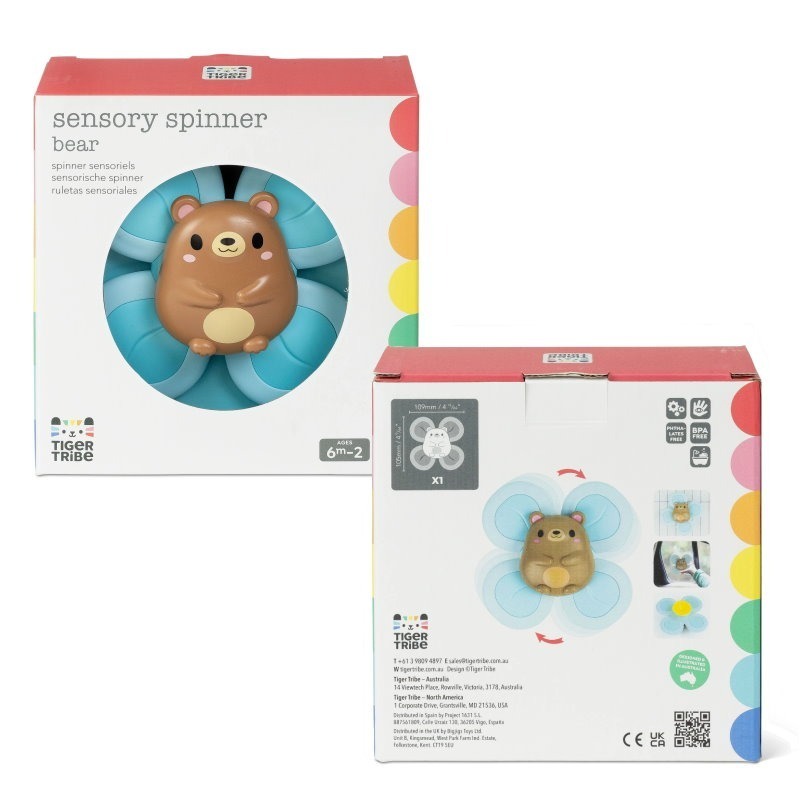 Tiger Tribe 感統旋轉器(單入)可愛兔/呆萌熊 / (3入組)澳洲動物 - 感官玩具/ 感官旋轉器/統感整合-細節圖7