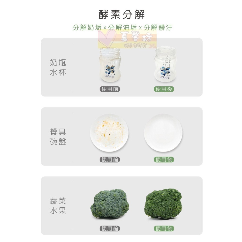 酷咕鴨ku.ku 果萃/米萃高分解酵素奶瓶蔬果清潔液800ml/體驗瓶100ml - kuku/奶蔬清潔/奶瓶清潔-細節圖9