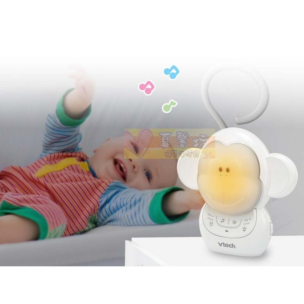 英國Vtech 攜帶型音樂安撫小猴Myla -聲光玩具/安撫玩具/音樂玩具/白噪音/夜燈-細節圖7