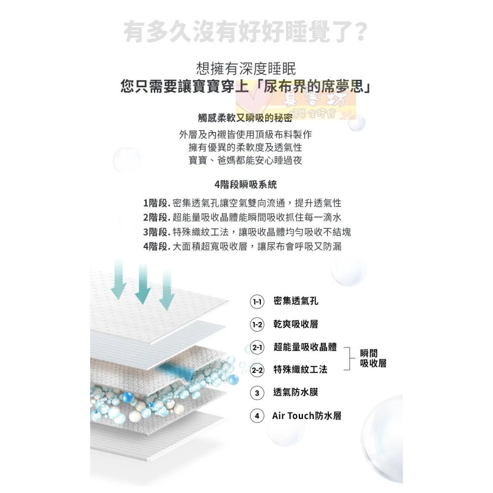 [箱購免運]韓國MOTHER-K K-MOM 頂級超薄瞬吸紙尿布(箱購) ⚠版型偏小 - KMOM/兒童尿布/尿布-細節圖4