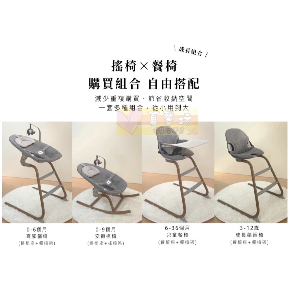 [免運]貝喜力克 4in1成長型安撫搖椅 0~9個月 (D1442)  - 安撫躺椅/寶寶搖椅/幼兒搖椅-細節圖7