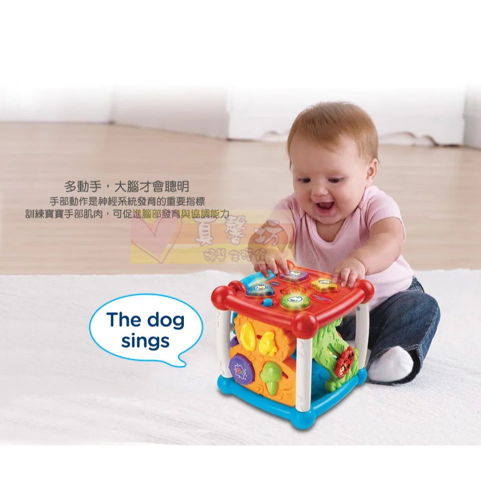 英國Vtech 聲光互動學習盒 (適用6個月以上) - 百寶箱/學習盒/多面體玩具-細節圖6