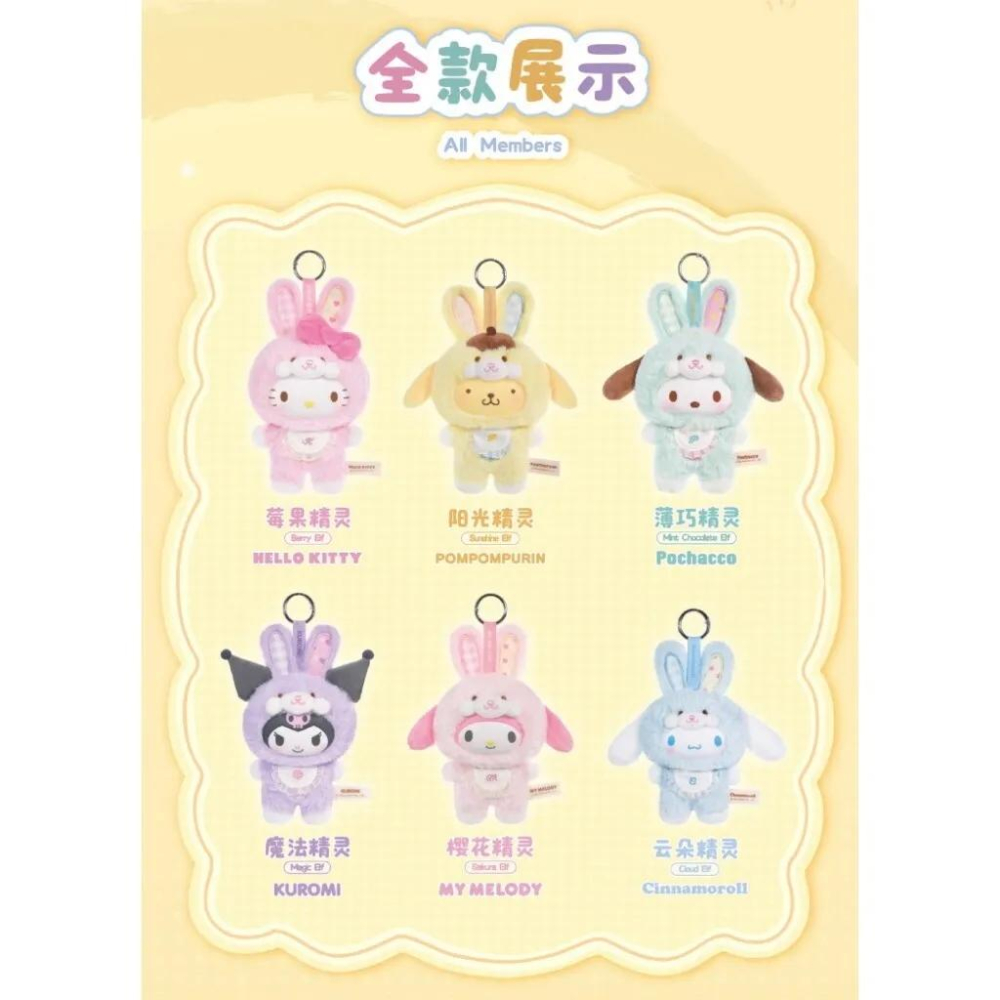 【金魚i電玩】三麗歐精靈兔 盒玩 盲盒 玩具 公仔 - 金魚i電玩 - iOPEN Mall
