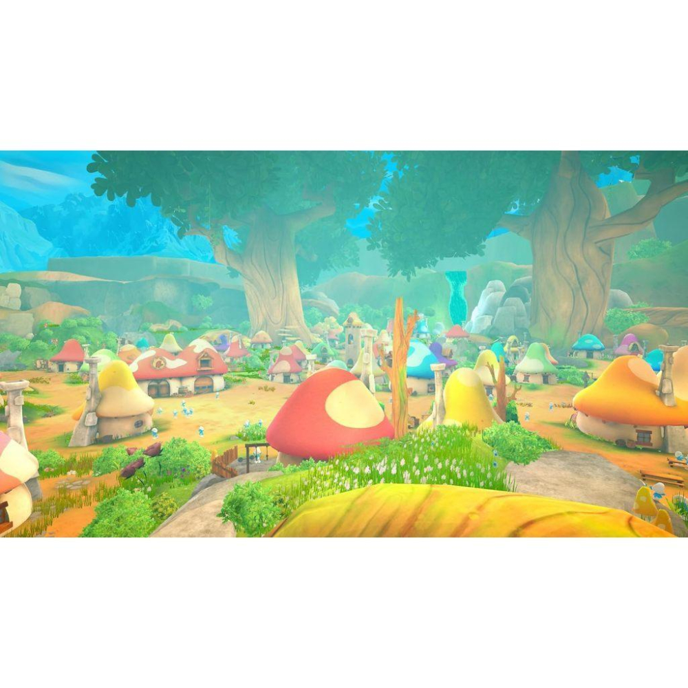 【金魚i電玩】任天堂 NS Switch 藍色小精靈 村莊派對 中文版-細節圖3