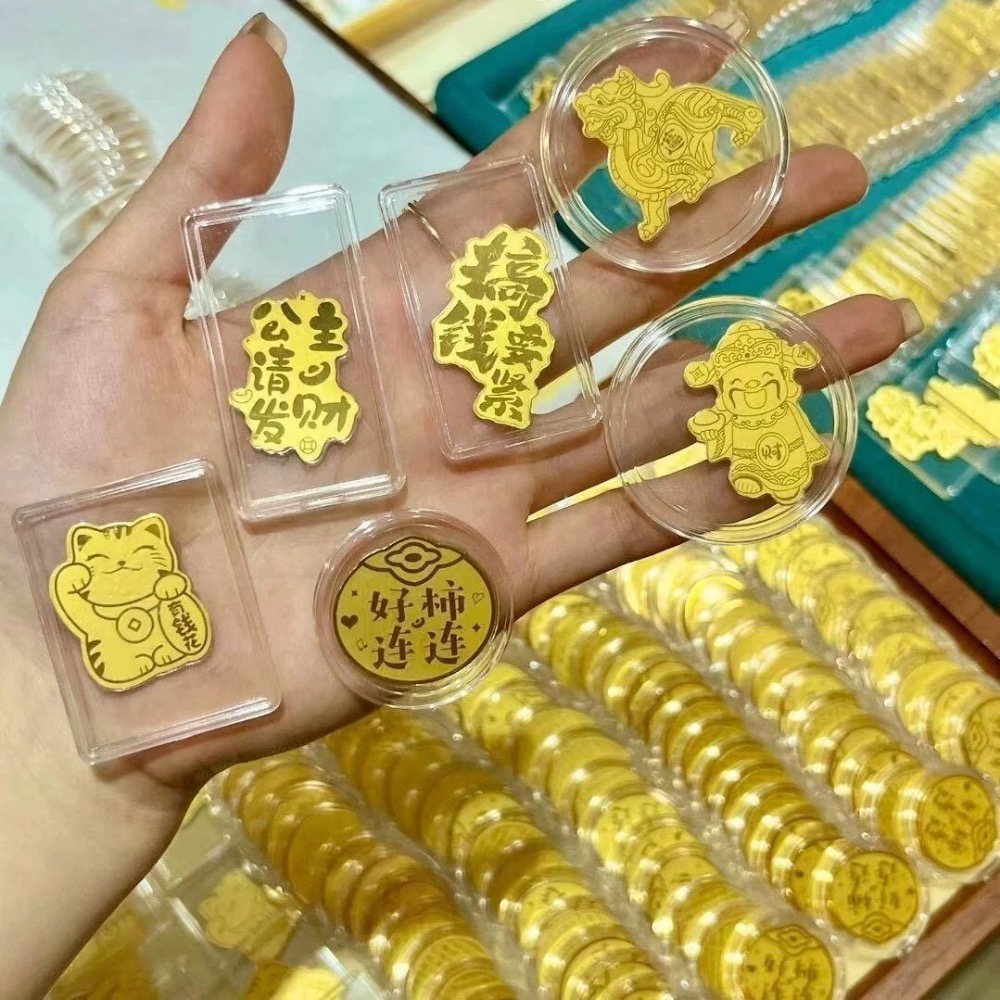 過爐🔥  2025發發發 黃金金片招財手機貼片💥僅賣3款🧧-細節圖4