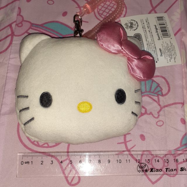 sanrio 三麗鷗 正版 超可愛 kitty 伸縮卡包 悠遊卡包 卡套 票夾 零錢包 票卡夾 證件套 粉 蝴蝶結