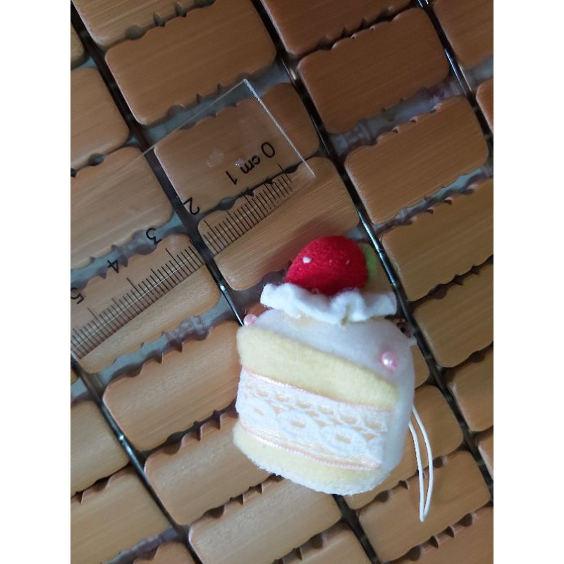 草莓蛋糕 草莓手機吊飾