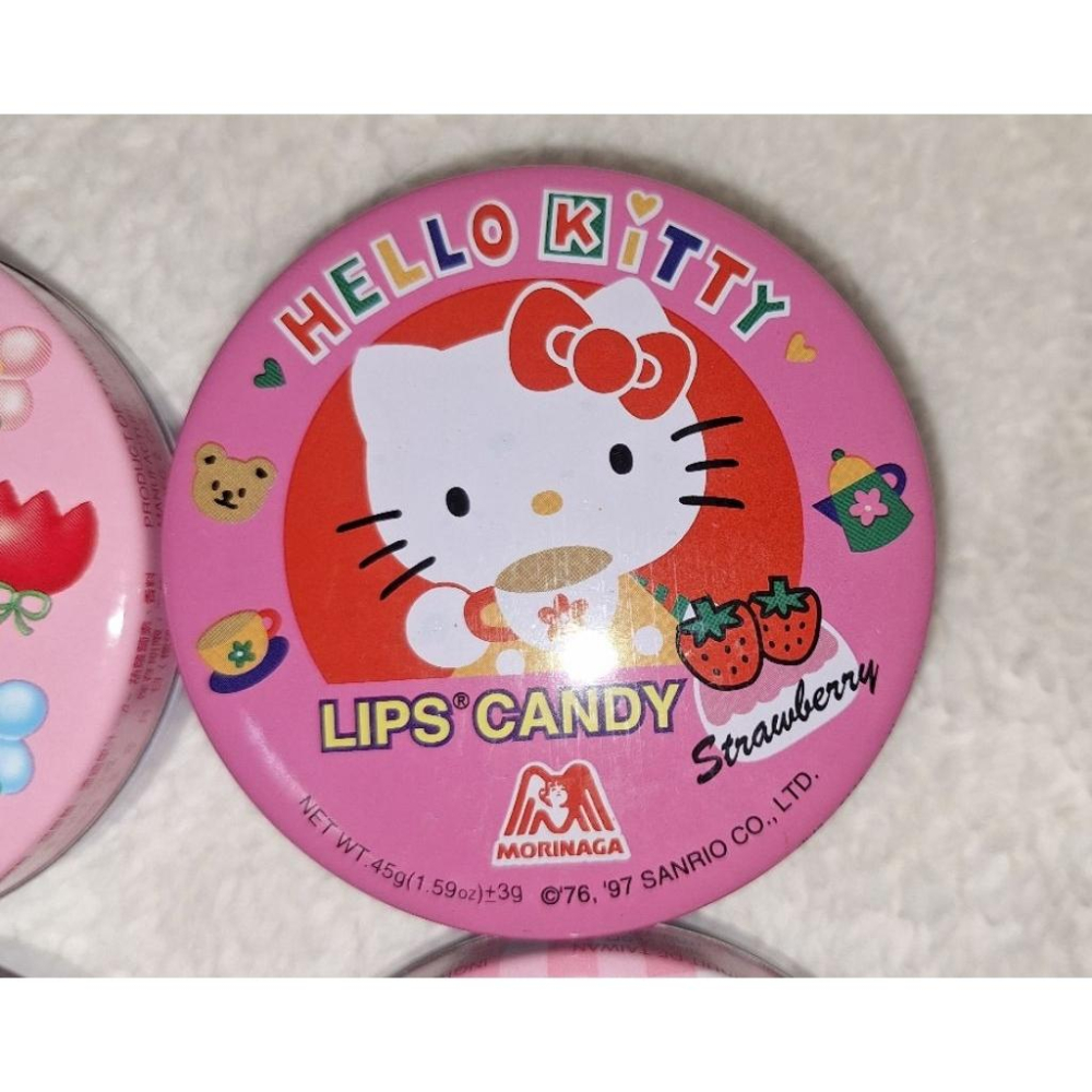 三麗鷗 sanrio kitty 大眼蛙 美樂蒂 1999年 1997年 森永糖果盒空盒 收藏品-細節圖3