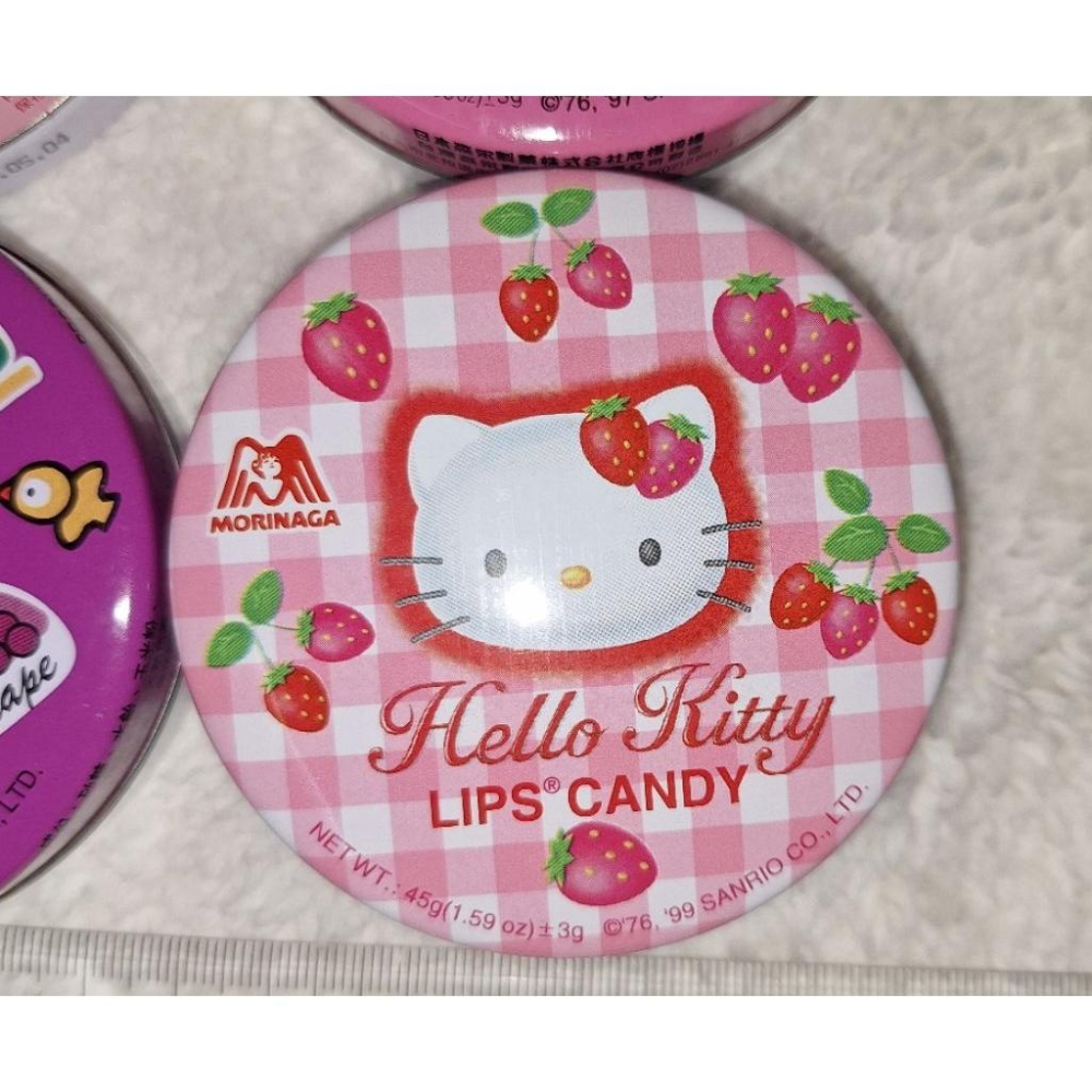 三麗鷗 sanrio kitty 大眼蛙 美樂蒂 1999年 1997年 森永糖果盒空盒 收藏品-細節圖4