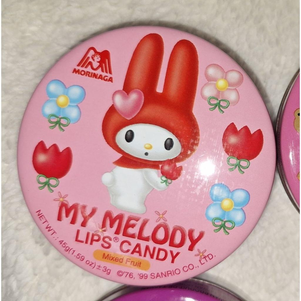 三麗鷗 sanrio kitty 大眼蛙 美樂蒂 1999年 1997年 森永糖果盒空盒 收藏品-細節圖5