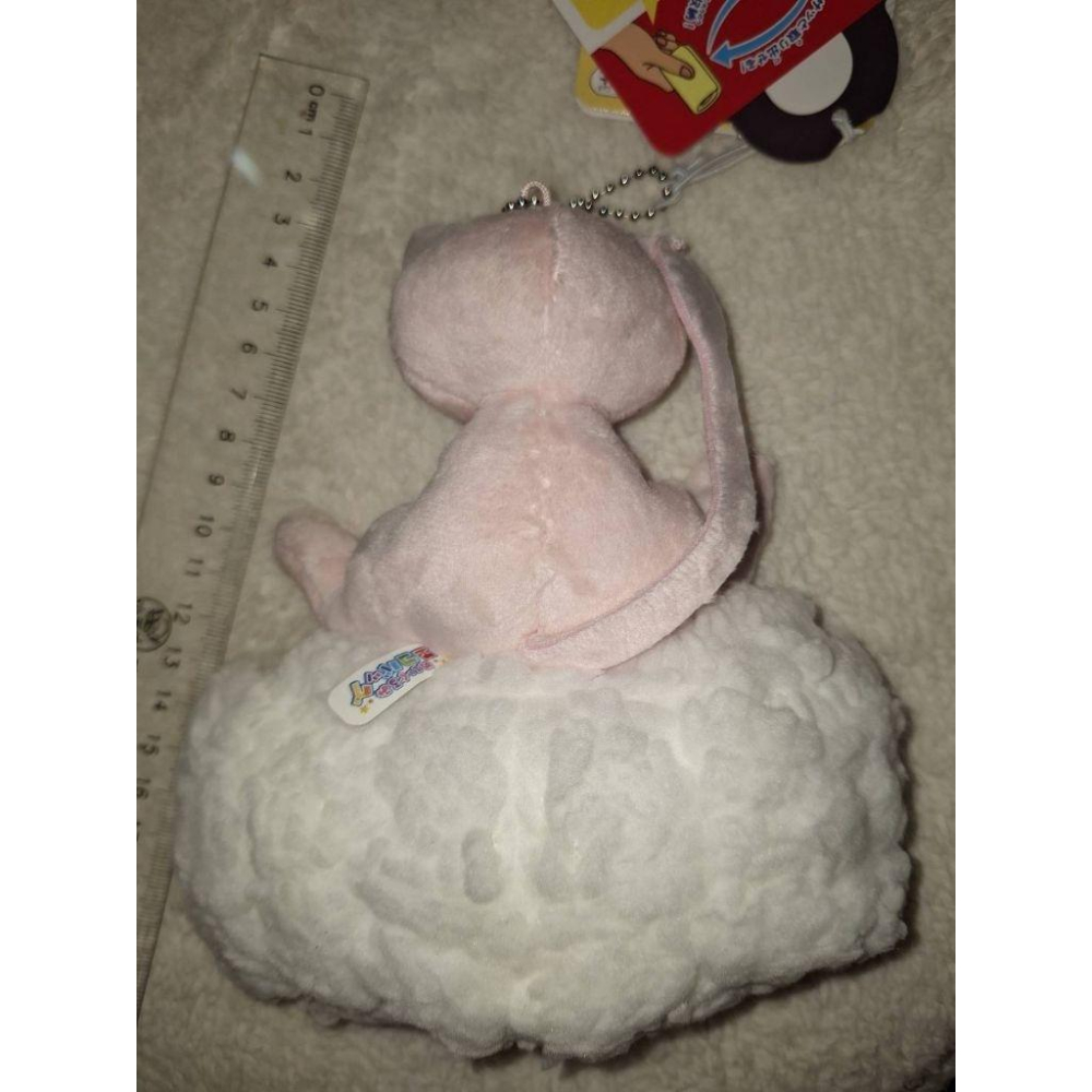 寶可夢絨毛收納購物袋 夢幻 雲朵 白雲 購物袋 收納袋 玩偶 全新 出清 TA72719 pokemon 公仔 娃娃-細節圖3