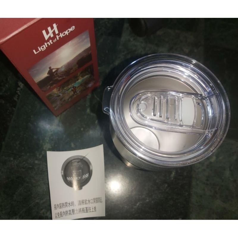 中石化 真空不鏽鋼隨手杯 1314 light of hope 550ml 304不鏽鋼 冰霸杯-細節圖2