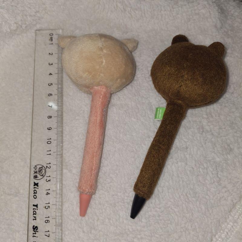 阿朗基筆可愛 松鼠妹 line friends 熊大 玩偶筆 角落小夥伴 貓咪-細節圖2