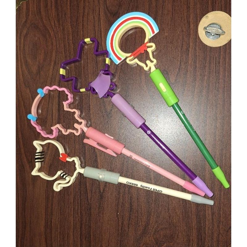 open家族 筆 7-11 思樂冰 LOCK小醬 光之戰役魔法炫光筆-細節圖2