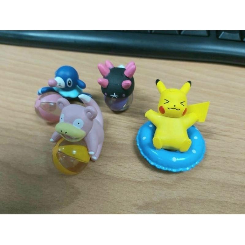 精靈寶可夢 pokemon 夏日公仔 扭蛋 整圖全售230 皮卡丘 呆呆獸 球球海獅 拳海篸 缺木木梟-細節圖2