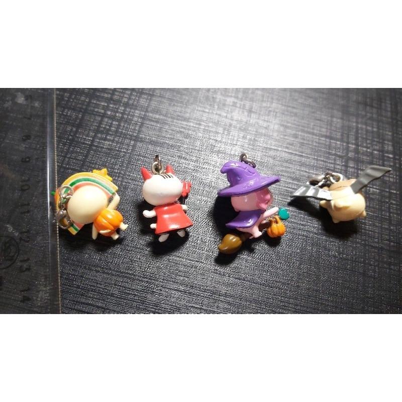 open 家族 萬聖節 公仔 open將 lock醬 小桃 條碼貓 整套出清 龍蝦扣吊飾 南瓜 蝙蝠 魔女-細節圖2