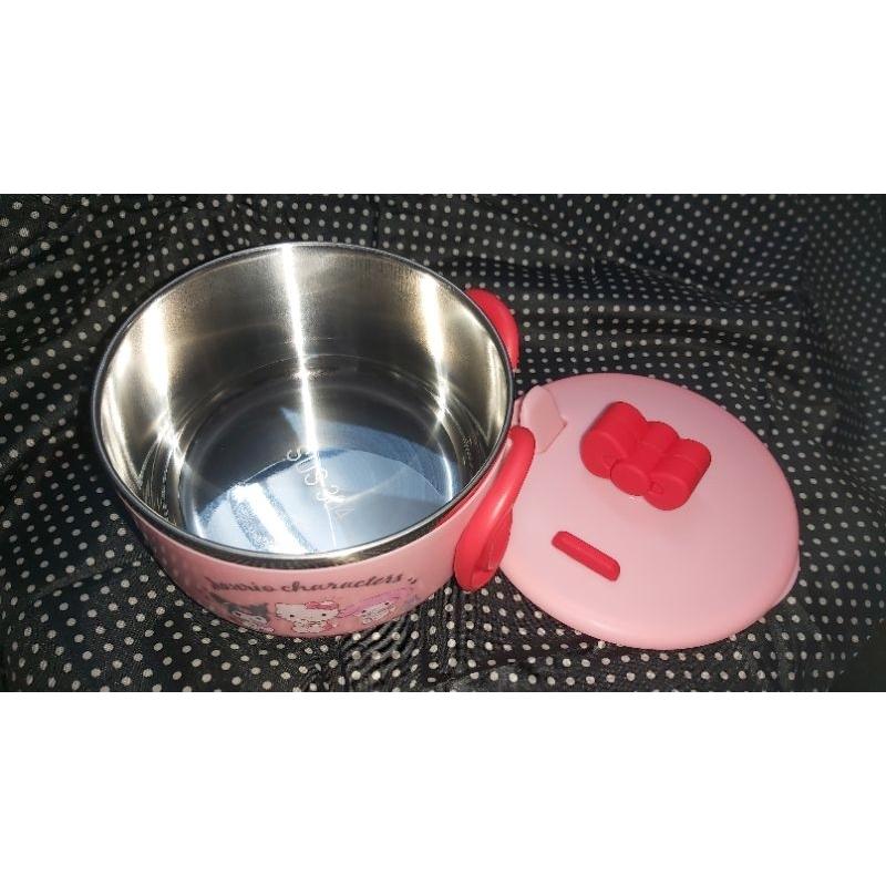 hello kitty 酷洛米 美樂蒂 不鏽鋼保鮮碗 sogo百貨來店禮 my melody kuromi 泡麵 304-細節圖6