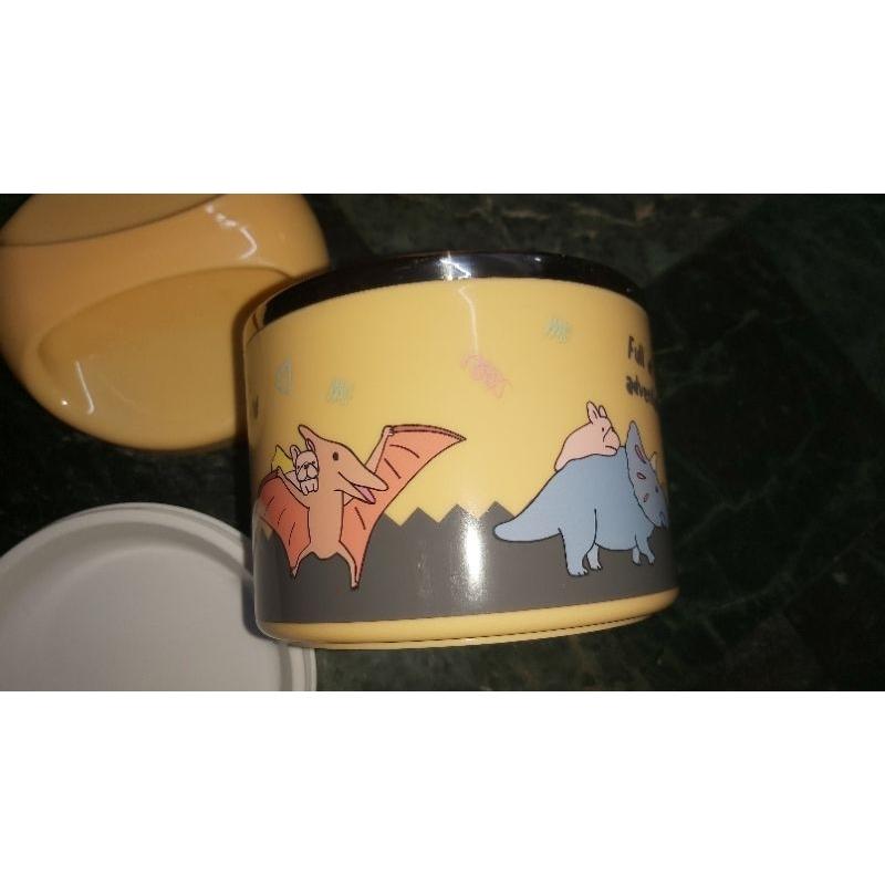 鬼畫福 保溫便當盒 恐龍 1000ml 全新 保溫盒 304 法鬥 夢時代-細節圖3