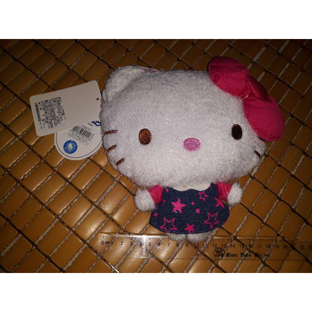 全新 三麗鷗sanrio 正版 超萌 可愛 牛仔 kitty 造型包包 卡包 零錢包 斜背包 小朋友 也適合 牛仔裝-細節圖5