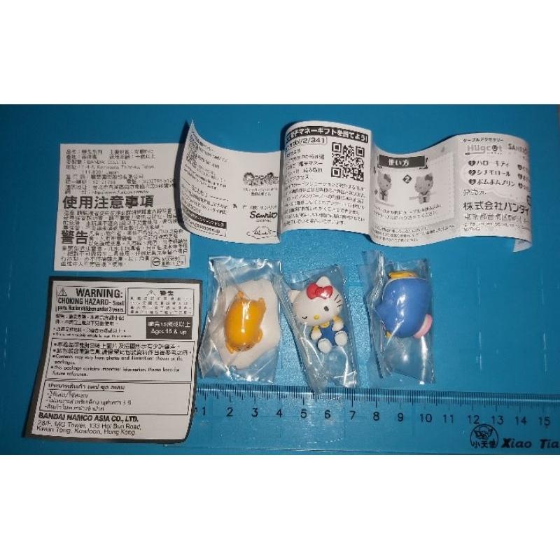 三麗鷗 正版 sanrio 保護線公仔 扭蛋 蛋黃哥 山姆企鵝 hello kitty 全新 出清-細節圖2
