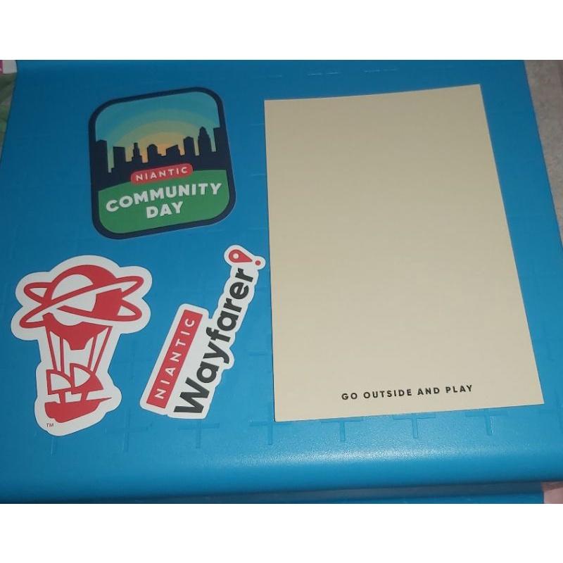 Pokémon go 精靈 寶可夢 童偶熊 社群日 明信片 皮克敏 5月 6月 7月 明信片 貼紙 徽章-細節圖3