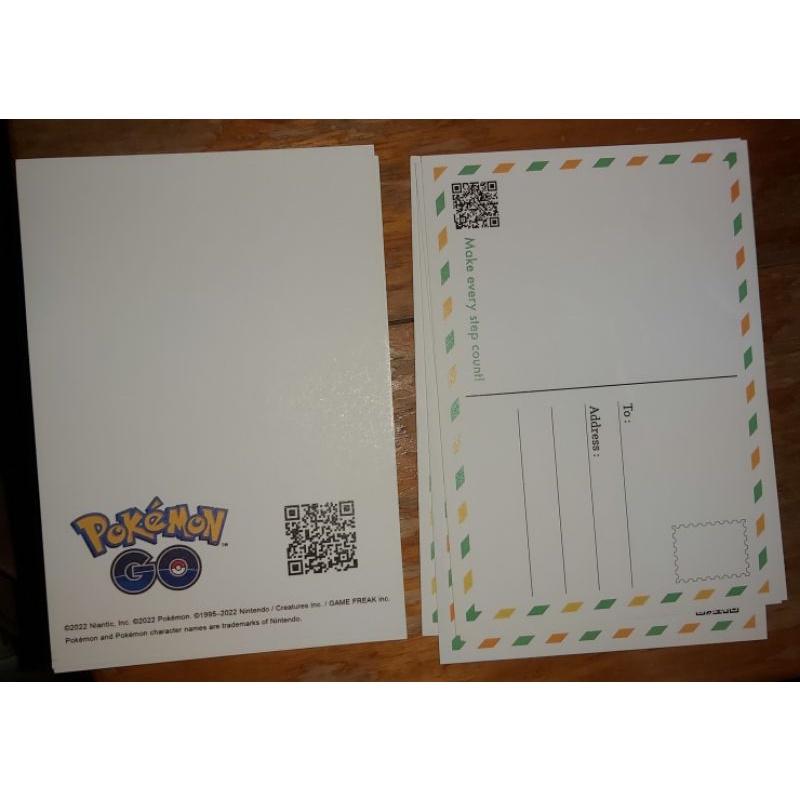 Pokémon go 精靈 寶可夢 童偶熊 社群日 明信片 皮克敏 5月 6月 7月 明信片 貼紙 徽章-細節圖8