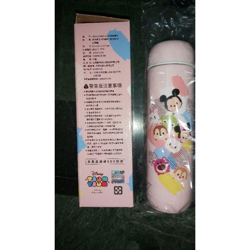 全新 disney tsum tsum 保溫瓶 夢時代來店禮 玻璃分隔便當盒-細節圖5