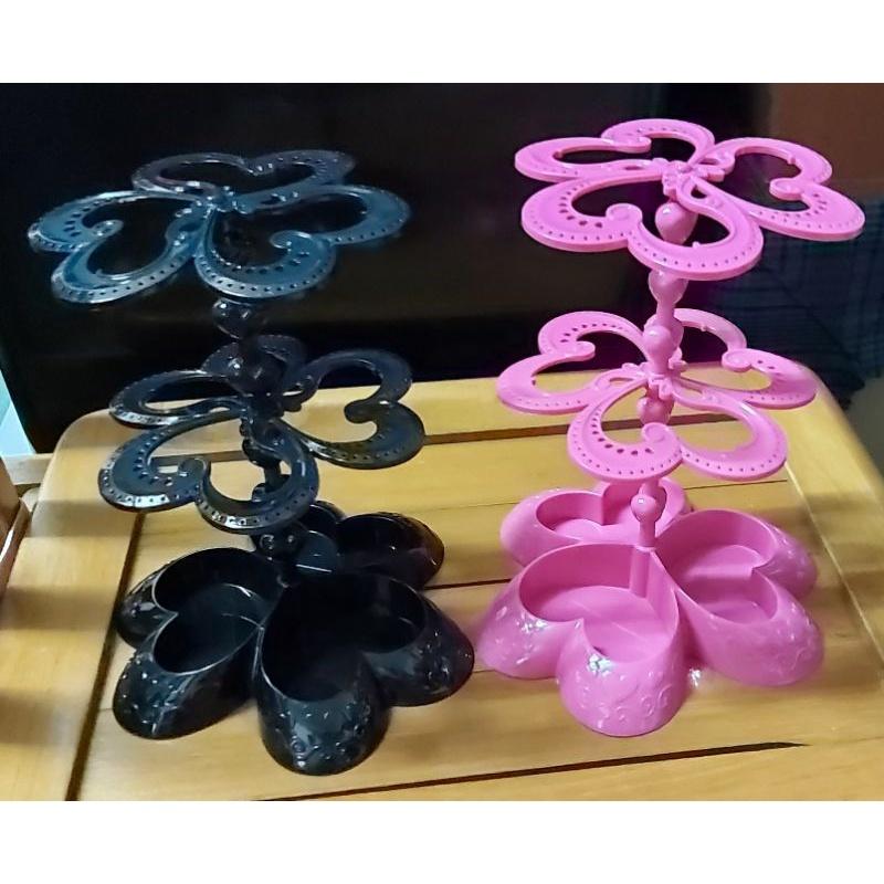 全新 飾品架 耳環架 粉色 黑色-細節圖4