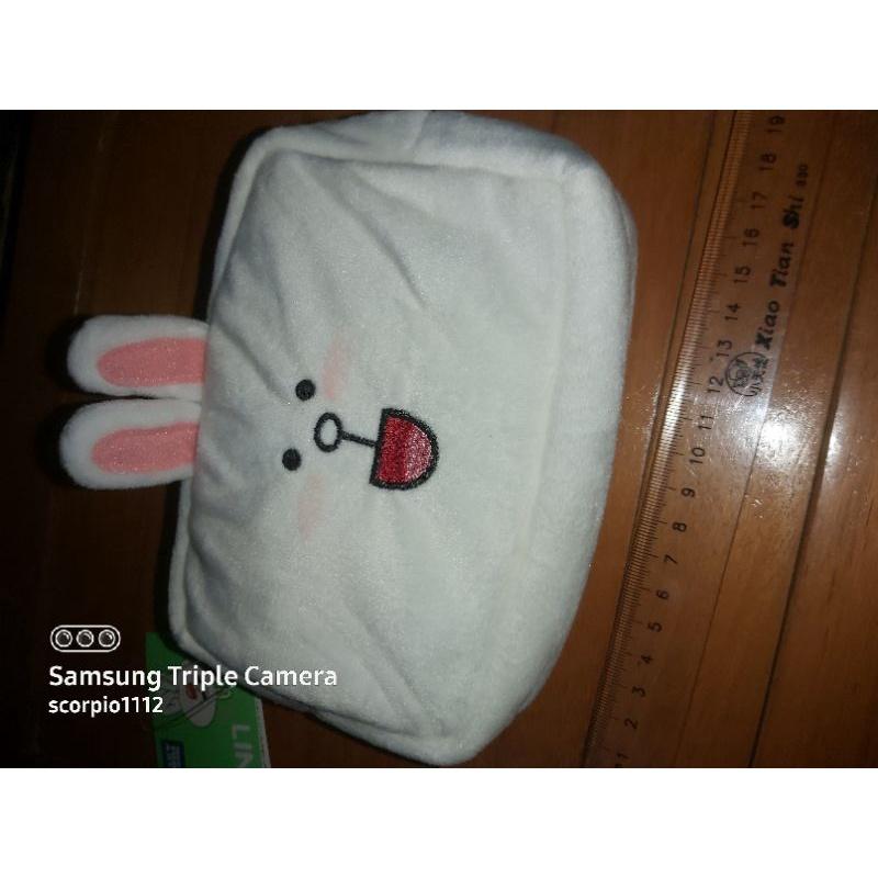 line friends 兔兔 化妝包 小物包 拉鍊包-細節圖3